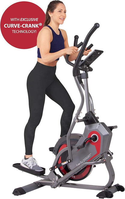 Body Power 2 in 1 Elliptical Stepper Machine 1 Yr 8 Levels,