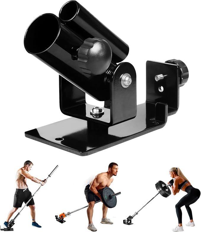 Yes4All T Bar Row Platform, Landmine Attachment for Barbell fits 1” Standard Bar & 2” Olympic Bar, Landmine Handle T Row