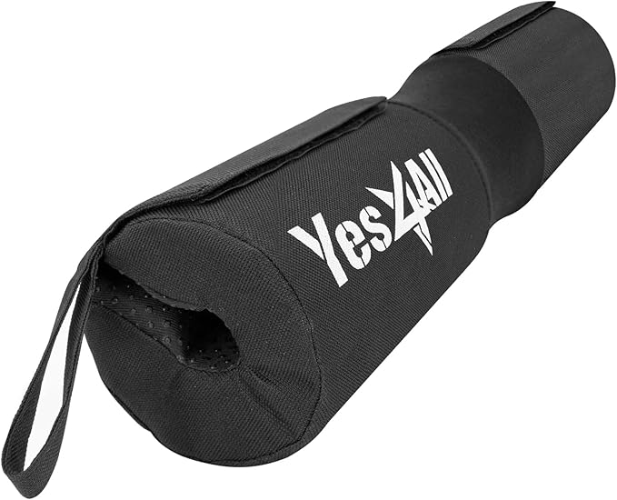 Yes4All Barbell Thick Foam Nylon Pad, Neck Shoulder Protective Pad For Lunges, Squats And Hip Thrust Fit Standard Olympic Bar