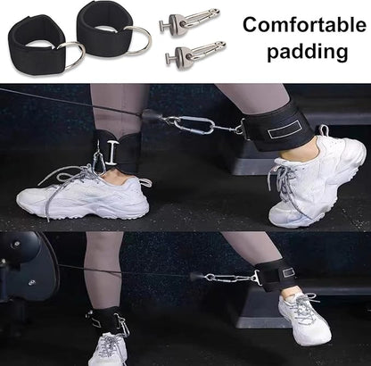 Ankle Workout Straps Compatible with Tonal Gym Machine/Tonal Ankle Strap T Lock/Ankle Strap, Adjustable Ankle Strap Attachments Used to Connect Your Foot to The Cable Machine&Other Workout Equipment