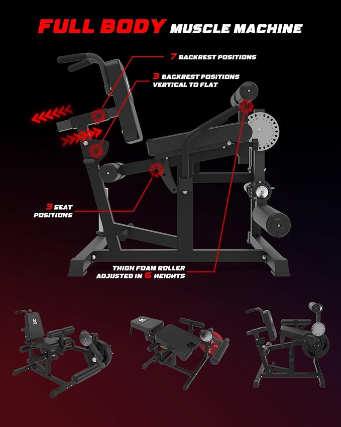 HVO Leg Extension and Curl Machine - Leg