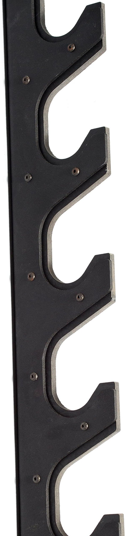 CAP Barbell Horizontal 6 Bar Wall Rack Black