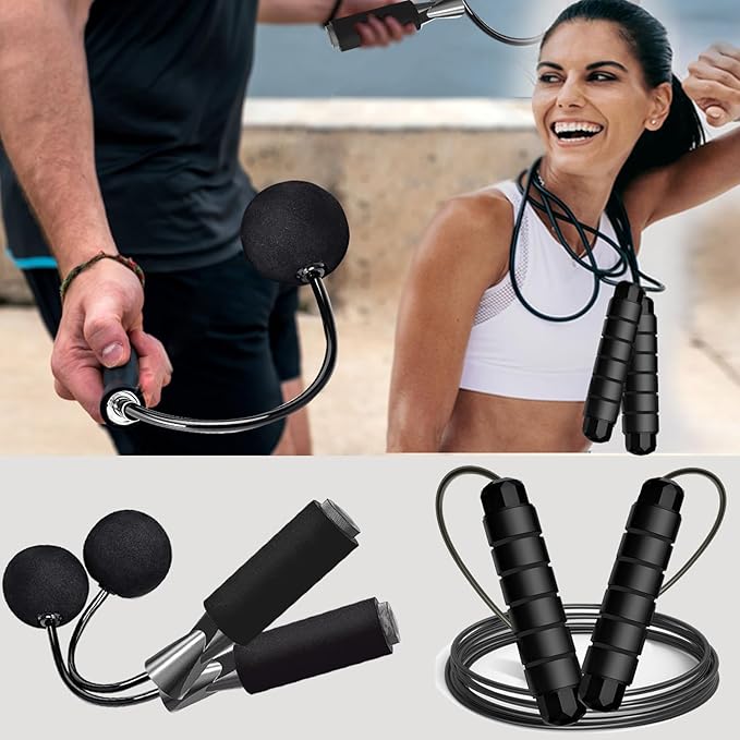 Jump Rope, Exercise Jumprope for Men Women and Kids Workout,Rapid Speed Jumping Rope for Cardio and Endurance Training,for Home Aerobic Exercise Equipment