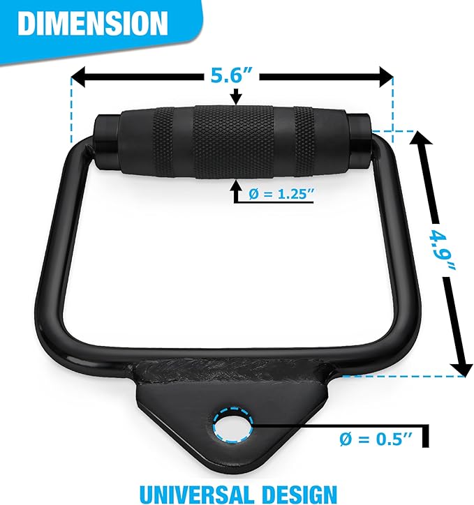 A2ZCARE LAT Pull Down Cable Machine Attachment -