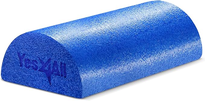 Yes4All Soft-Density Half PE 12/18/ 24/36 inch Foam Rollers for Muscle Massage, Yoga Core Exercise & Physical Therapy