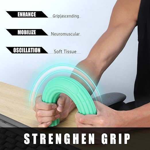 Flex Therapy Bar，Tennis Elbow Therapy Bar,Relieve Tendonitis Pain & Improve Grip Strength, Resistance Bar for Golfers Elbow, Tendonitis, Wrist, Forearms Pain Relief