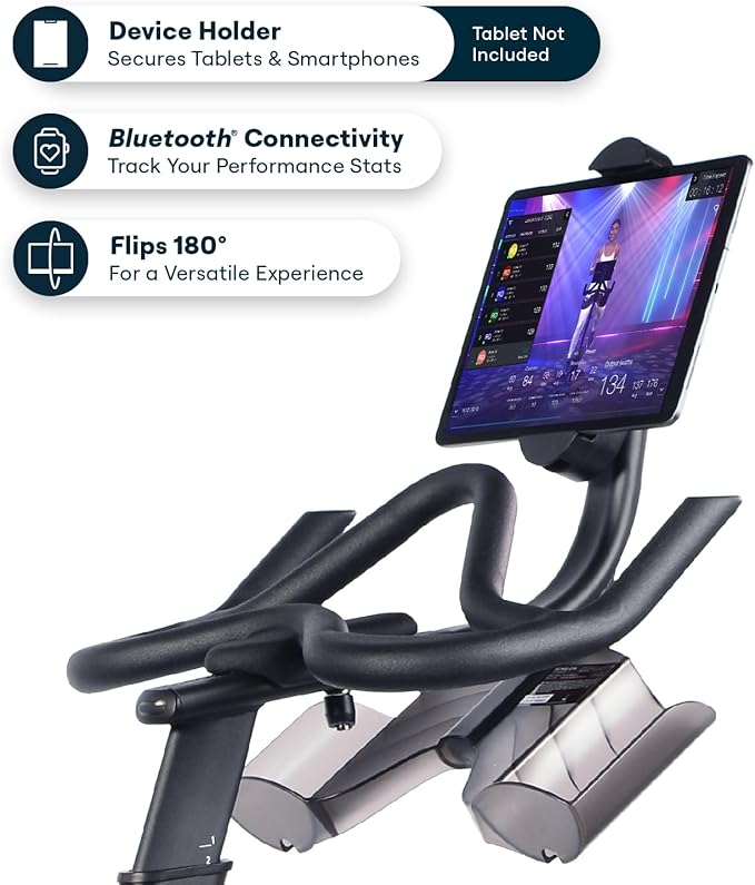 Echelon Fitness - Exercise Bike - Smart Connect Workout Bike - Magnetic Resistance Mechanism - Stationary Bikes with Speed Monitor & Adjustable Seat - Indoor Bike - Bluetooth Connectivity -136 KG