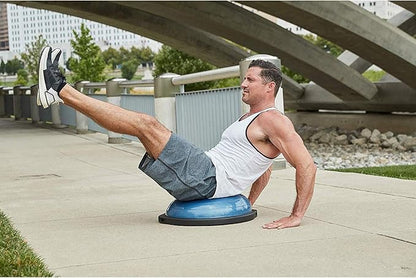 BOSU Sport Balance Trainer, Travel Size Allows for Easy Transportation and Storage, 50cm,