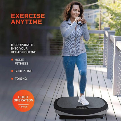 LifePro Rumblex Max 4D Vibration Plate Exercise Machine with Loop Resistance Bands - Full Body Workout Equipment for Home Fitness, Shaping, Training, Recovery, Weight Loss