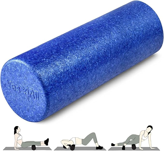 Yes4All High-Density Foam Roller for Back Pain Relief, Yoga, Exercise, Physical Therapy, Muscle Recovery & Deep Tissue Massage - 12, 18, 24, 36 inch