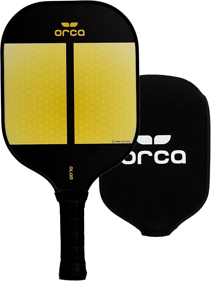 Amity Pickleball Paddle Set with Neoprene Cover - Lightweight Racket with Honeycomb Core, Anti-Slip Grip, Carbon Fiber Face - Premium Pickleball Equipment and Accessories