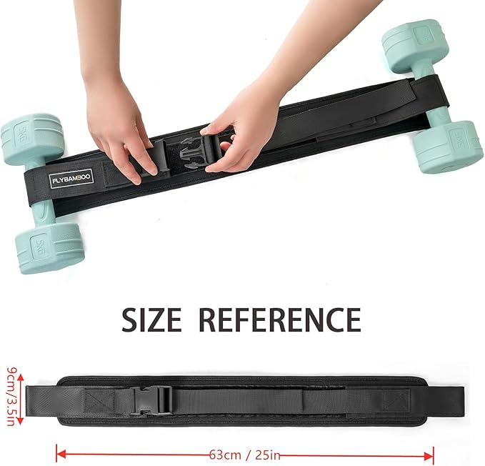 Hip Thrust Belt for Dumbbells,Booty Belt for Hip Thrust Slip-Resistant Padding