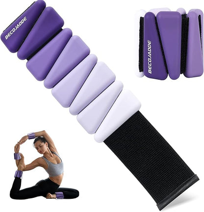 Wrist Weights for Women At Home 1Lb Ankle Weights Set of 2 Adjustable Weighted Wristbands Arm Leg Weights for Women Men Suitable for Walking Swimming Running Pilates Yoga Gym