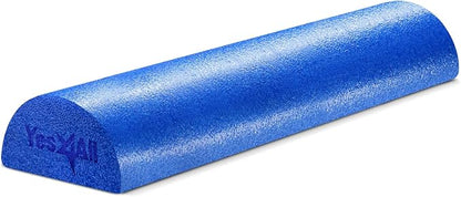 Yes4All Soft-Density Half PE 12/18/ 24/36 inch Foam Rollers for Muscle Massage, Yoga Core Exercise & Physical Therapy