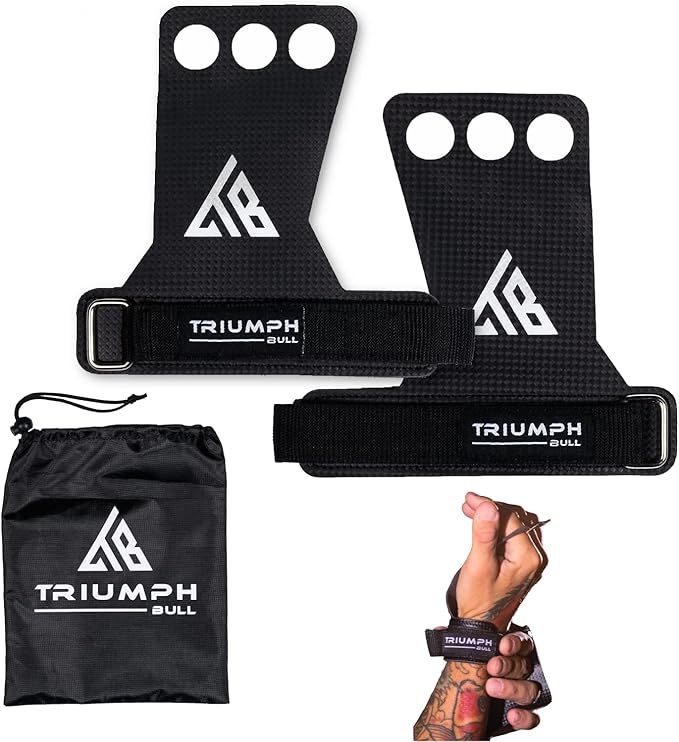 Pull Up Grips - Hand Grips with Wrist Straps Bringing You Comfort and Support for Weightlifting, Pull Ups, or as a Hand Wraps | Great as Workout Gloves Men and Women at Gym or Home Gym