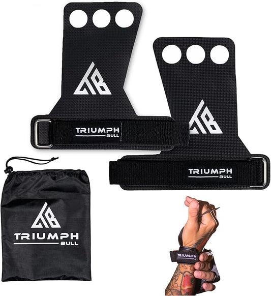 Pull Up Grips - Hand Grips with Wrist Straps Bringing You Comfort and Support for Weightlifting, Pull Ups, or as a Hand Wraps | Great as Workout Gloves Men and Women at Gym or Home Gym