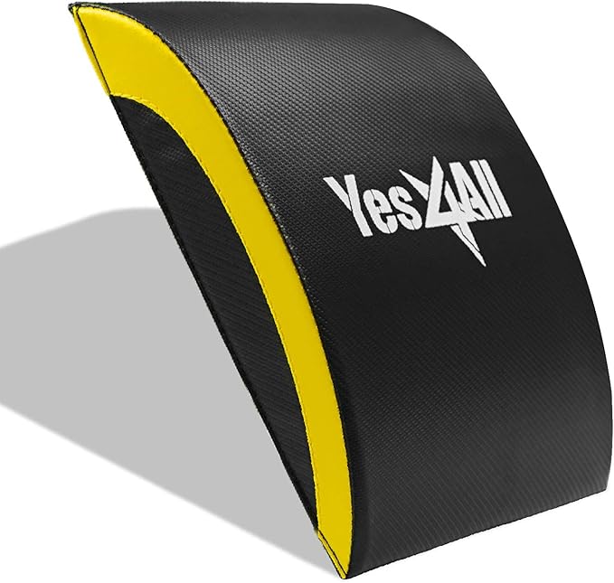 Yes4All Ab Mat Tailbone & No Tailbone, Foldable Abdominal Exercise Sit Up Support Pad for Core Training and Lower Back