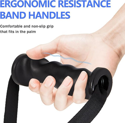 Ergonomic Exercise Handles for Cable Machine Attachments