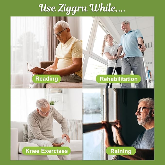 Kenko Life Ziggru Natural Wood Leg Exerciser While Sitting for Seniors | Japanese Wooden Low Impact Exercise Equipment, Steppers, Rehabilitation, Physical Activity for Elderly Over 80 Over 70