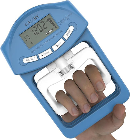 CAMRY Digital Hand Dynamometer Grip Strength Measurement Meter 198Lbs / 90Kgs Auto Capturing Electronic Hand Grip Power