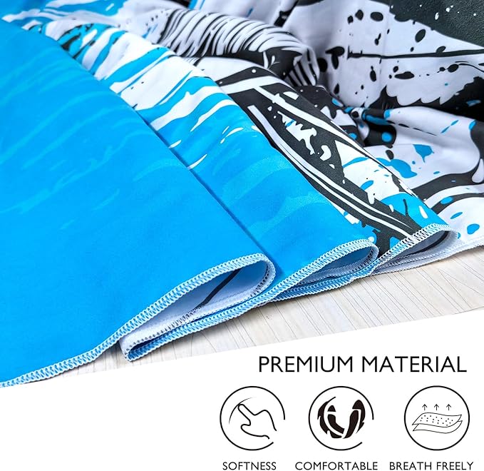 Beach Towel - Microfiber Beach Towels(71" x 40" - 1Pcs) - Quick Dry Sand Proof Absorbent Compact Beach Blanket - Lightweight Towel for Beach Swimming Surfing Sports Yoga Gym(Fish)