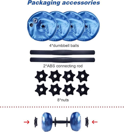 Water Filled Dumbbells Set - Water Filled Weights