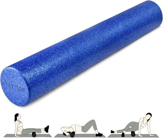 Yes4All High-Density Foam Roller for Back Pain Relief, Yoga, Exercise, Physical Therapy, Muscle Recovery & Deep Tissue Massage - 12, 18, 24, 36 inch