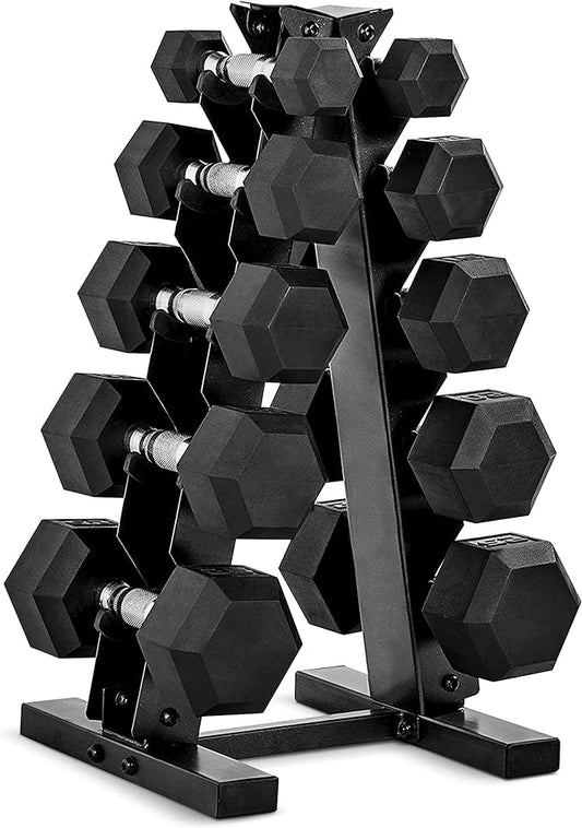 CAP Barbell Dumbbell Set with Rack | Multiple Options in 150lbs and 210lbs