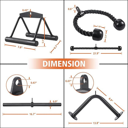 Workout Cable Machine Attachment for Home Gym