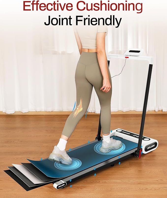 Walking Pad 4 in 1 Treadmill for Home, 2.5HP Under Desk Treadmill with Remote Control, Desk Treadmill up to 3.8 MPH Speed, Jogging Walking Treadmill for Small Space Home Fitness