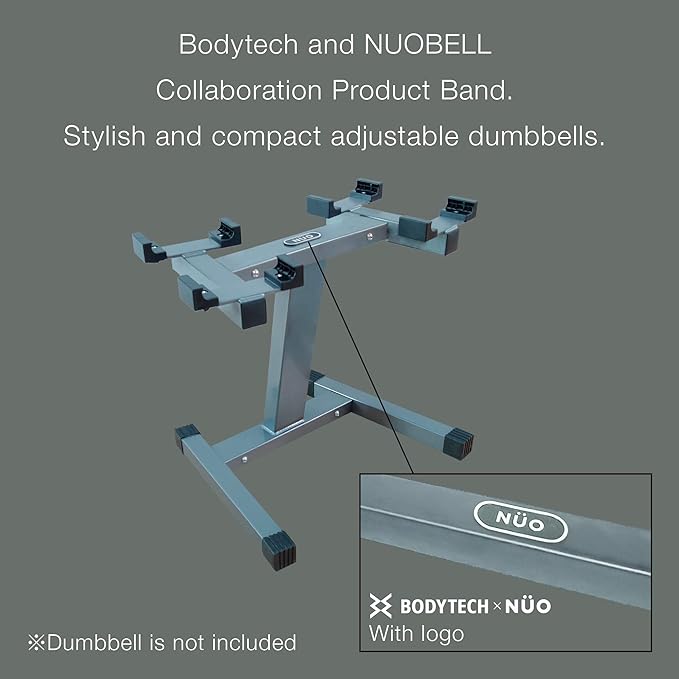 BodyTech x NUOBELL Collaboration Product, Adjustable Dumbbell Rack and Stand.Dumbell Rack for Nuobell Dumbbells only