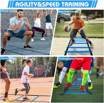 Football Speed Agility Training Set Agility Ladder 12