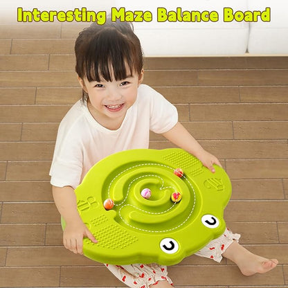 Wobble Balance Board for Kids Plastic Rocker Maze Board with Stepping Stones Load 220lb, Active Play and Exercise for Toddler 3+