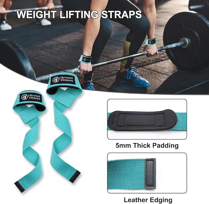 J Bryant Fitness Barbell Pad Kit with Ankle Straps for Cable Machine Resistance Hip Band for Booty Workout and Weight Lifting Straps, Thick Squat Pad with Bag for Hip-Thrusts, Squats, and Bench Press