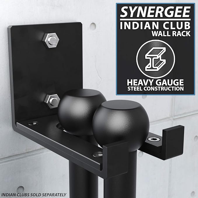 Synergee Indian Clubs 1lb, 2lb, 5lb, 10lb & 15lb. Power Clubs - Exercise Weight Club Bells - Grip and Forearm Strength Trainer - Sold in Pairs