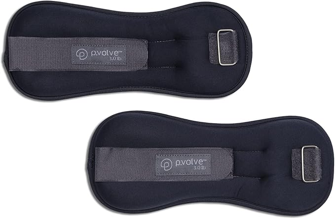 PVOLVE Ankle Weights- Home Gym Fitness Equipment to Sculpt and Tone Your Body, Legs and Core