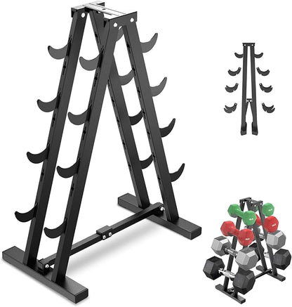 Dumbbell Rack for Home Gym, Weight Rack for Dumbbells Strength Training, Heavy Duty Weight Storage Organizer Dumbbell Storage Stand Hold