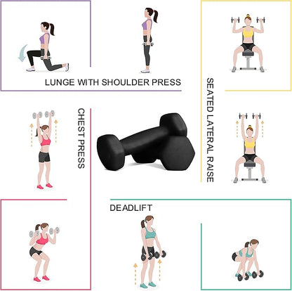 Balelinko Home Gym Equipment Workouts Strength Training Weight Loss Pilates Weights Yoga Sets Weights for Women, Men, Seniors and Youth