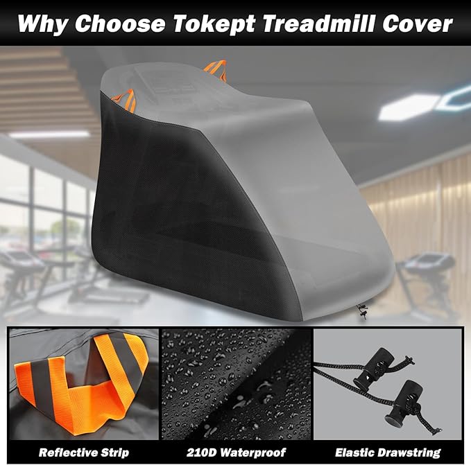 Treadmill Cover Waterproof Dustproof Running Machine Cover Exercise