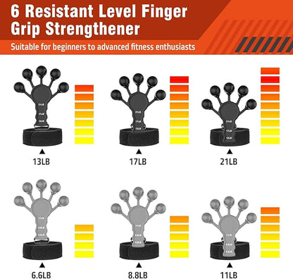 Strong Grip Strength Trainer, Durable Forearm Strengthener, Silicone Hand Grip Strengthener, Finger Strengthener for Grip Strength, Compact Hand Strengthening Devices, Effective Forearm Exerciser