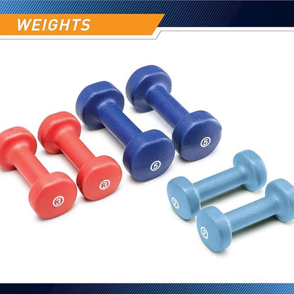 Marcy Colored Neoprene Dumbbells