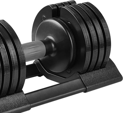 52LBS Adjustable dumbbell steel and plastic