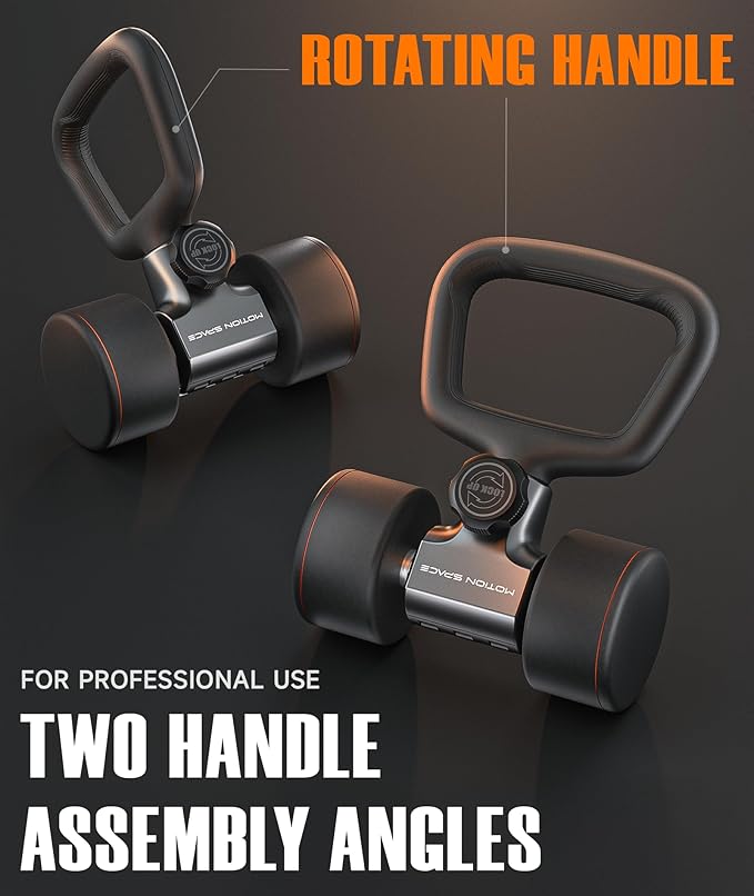 Flexibell Dumbbell Converter - 260 LBS Weight Capacity 丨Convert Dumbbells to Barbell and Kettlebell by Alloy Steel Bar & Clamp, Enhanced Compatibility with Most Dumbbells for Home Fitness