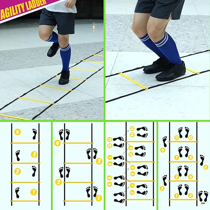 Teenitor Agility Ladder Speed Ladder Training Ladder for Soccer