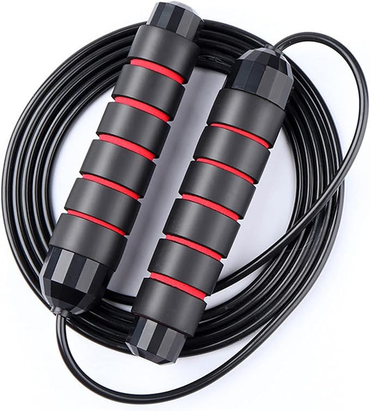 Redify Jump Rope,Jump Ropes for Fitness for Women Men and Kids,Speed Jumping Rope for Workout with Ball Bearings,Adjustable Skipping Rope for Exercise&Slim Body at Home School Gym