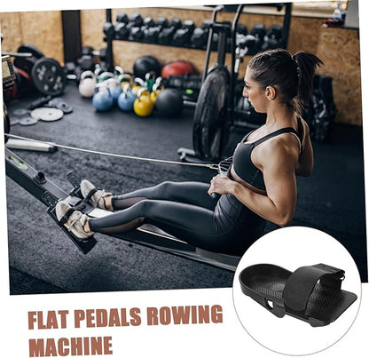 1 Pair Rowing Machine Foot Pedals Rowing Machine