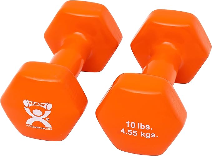 CanDo Vinyl Coated Dumbbells