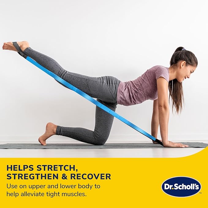 Dr. Scholl's Multi-Loop Deep Muscle Stretching Band - Balance & Stability, Joint Rehabilitation, Muscle Pain, Injuries, Arthritis