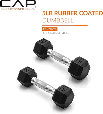 CAP Barbell Coated Dumbbell Weight