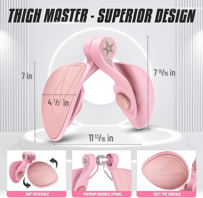 Yes4All Thigh Master, Multifunctional Inner Thigh Exerciser, Pelvic Floor Workout Equipment for Women